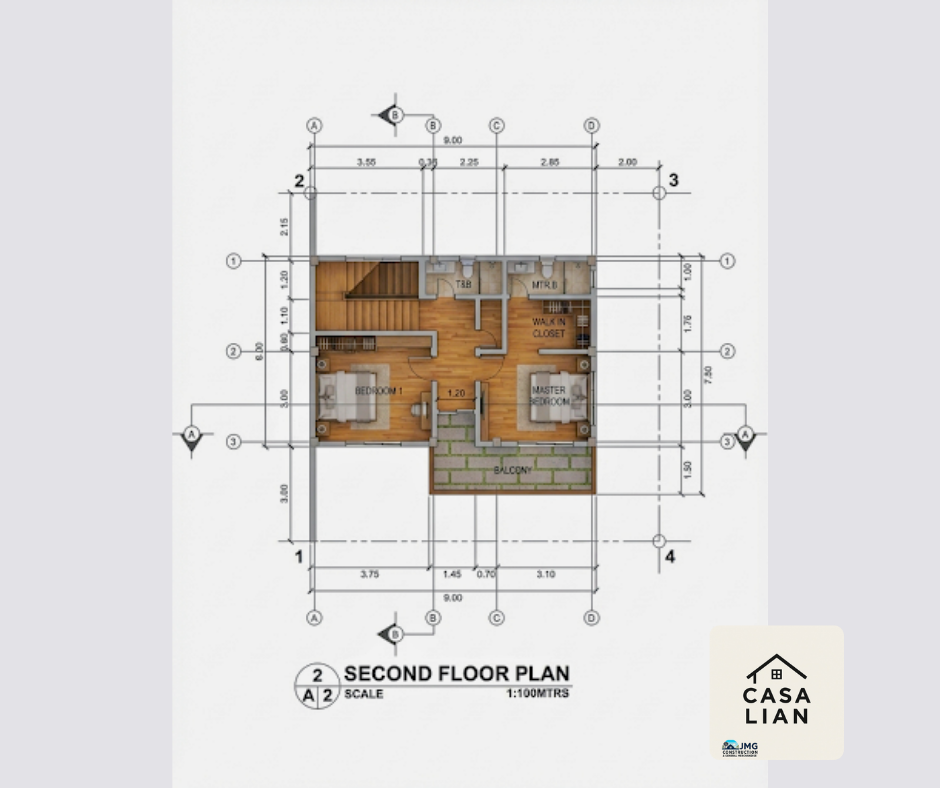 Casa Lian second floor plan